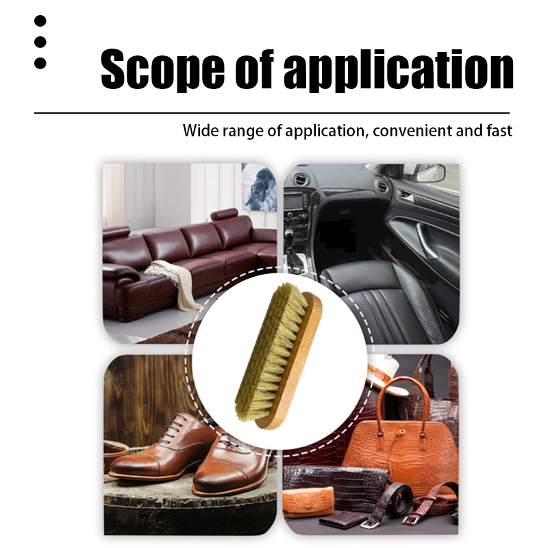 Leather Shoe Polish - 1 Buah Sikat Detail Dashboard untuk