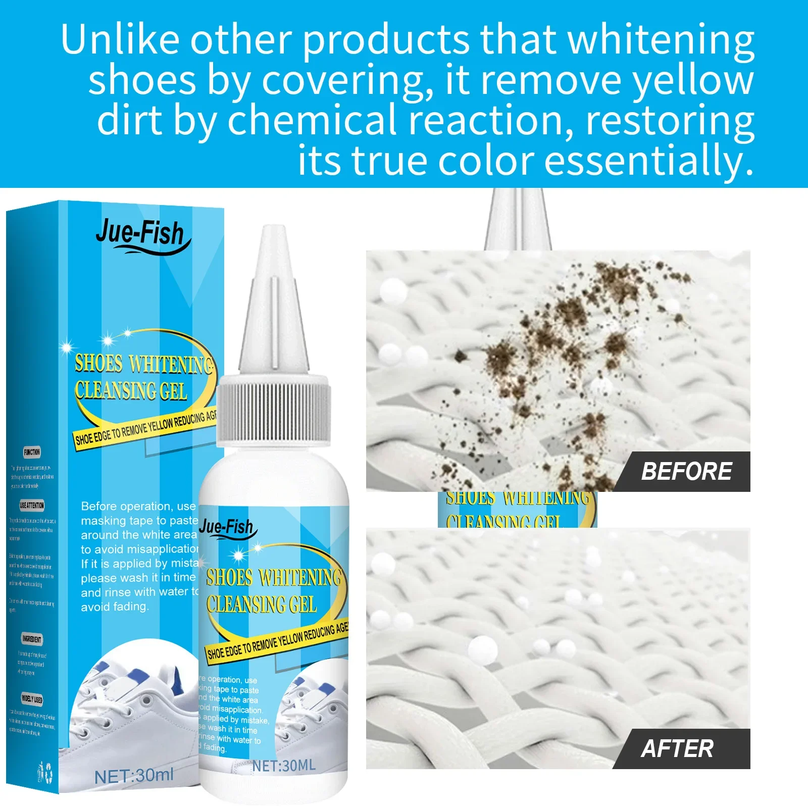 Putih sepatu Gel pembersih nod - Sneaker Care Spray ulasan dan harga